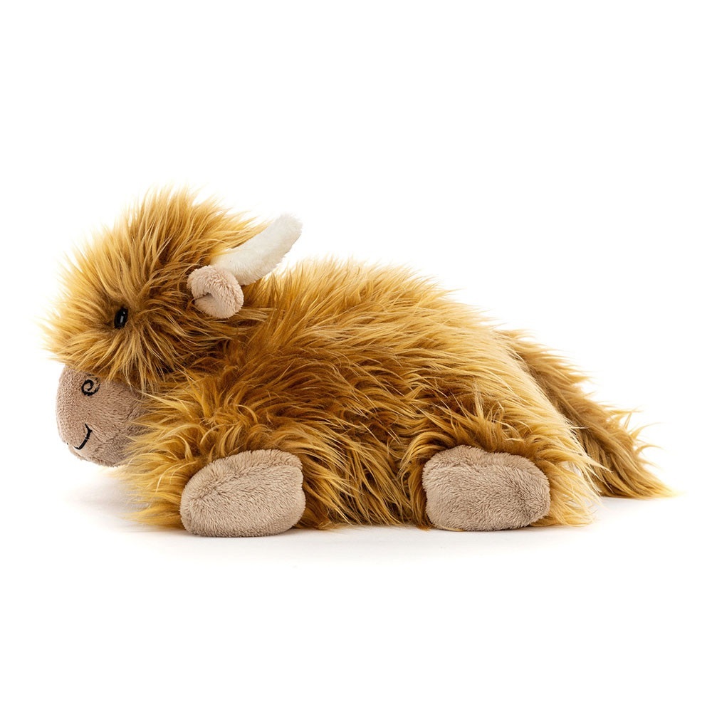 Jellycat Truffles Highland Cow Plush *Retired* - Picture 2 of 12